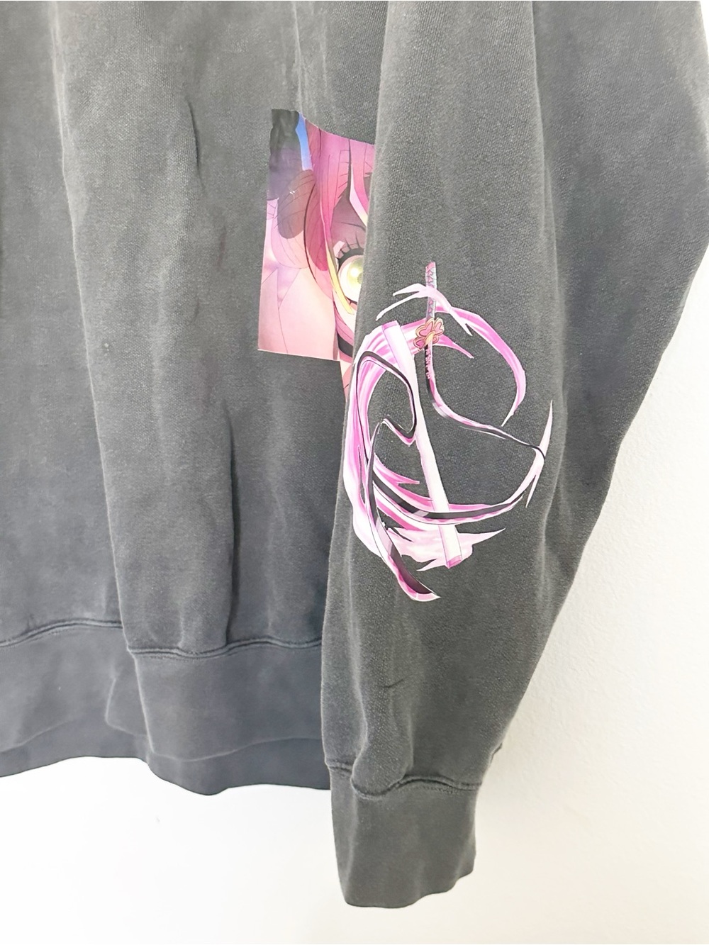 Demon Slayer Comfort Colors Black Crewneck Sweatshirt Unisex Size XL - Picture 4 of 12
